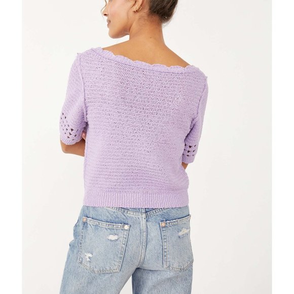 🎉LAST CHANCE🎉 NWT Free People Bree Pullover / Glimmer - Picture 3 of 6